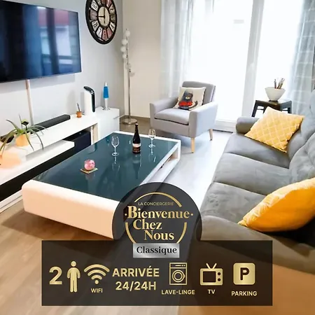 Apartment T2 Cozy Avec Parking, Terrasse - Severine Clermont-Ferrand